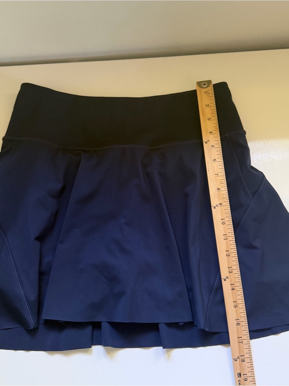 Athleta Skort Ace A-Line 15.5" Navy Skort Size Medium Tennis Golf Travel Active - Picture 6 of 9